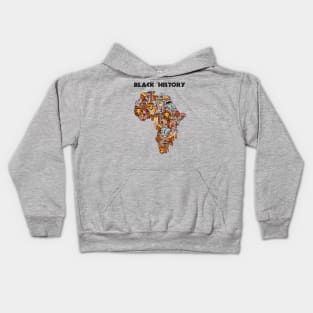 black history month african american Kids Hoodie